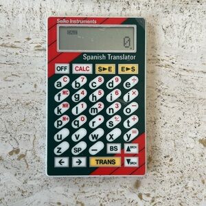 Vintage Seiko Instruments Spanish Translator